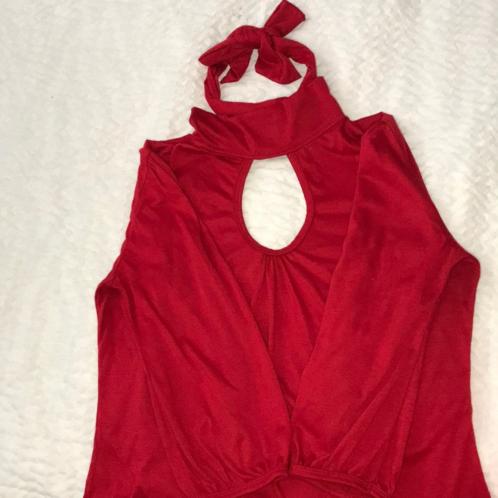 Neck Tie Blouse